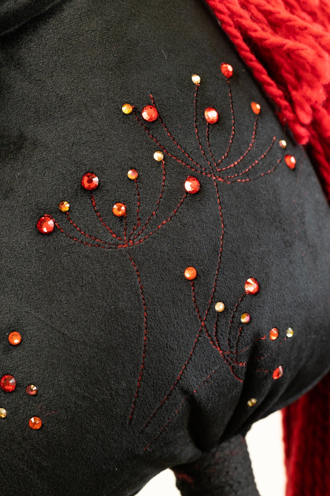 Black Red se Swarovski kamínky