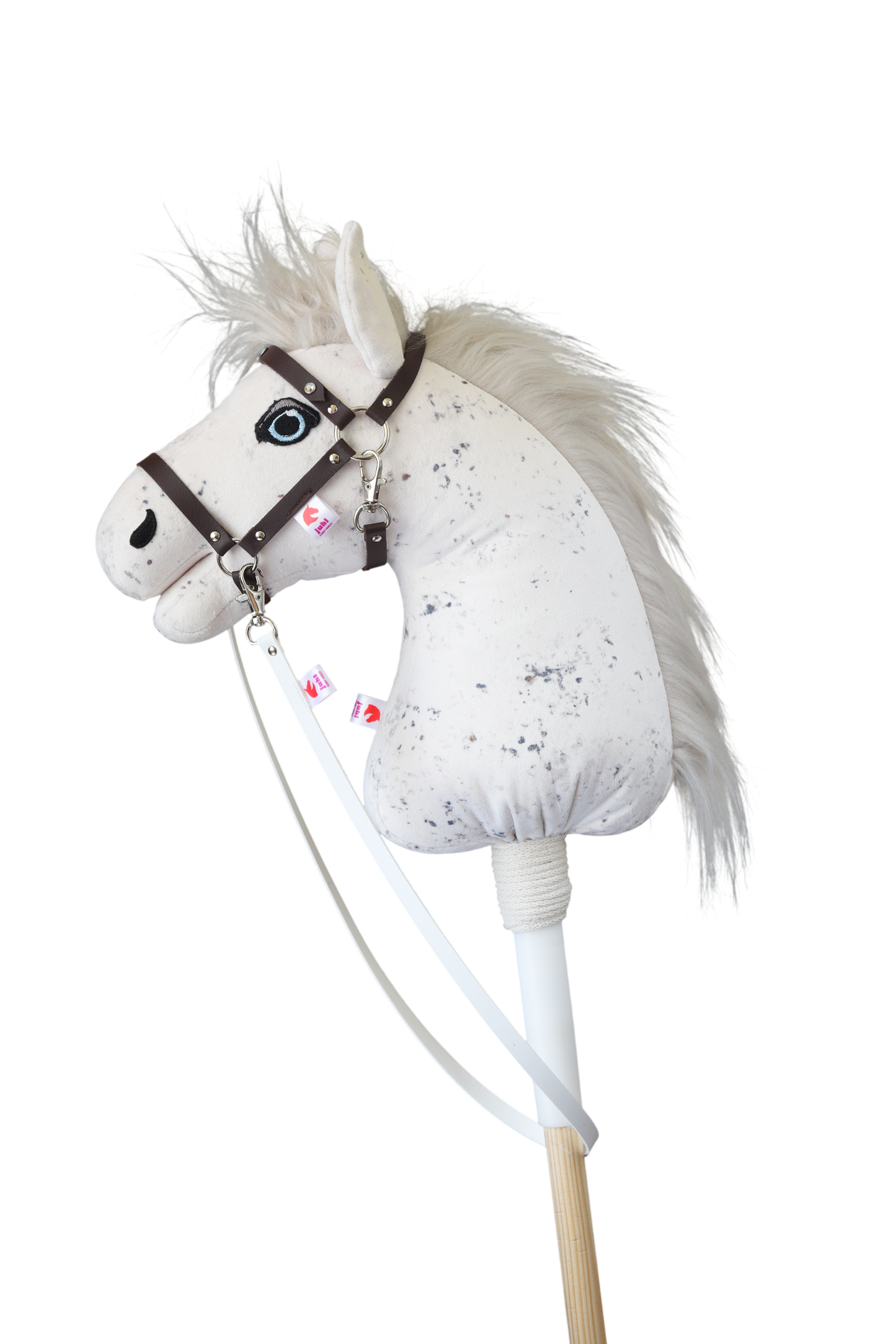 Otěže - Eco kůže (Bílá) - Sportovní pony