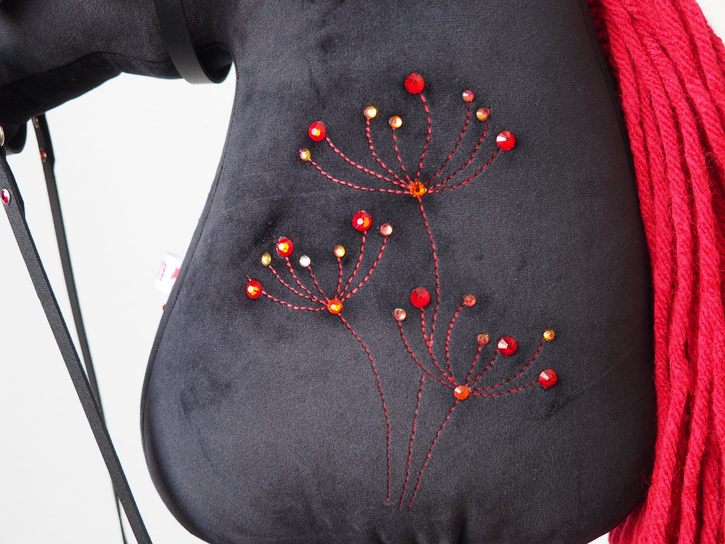 Black Red se Swarovski kamínky
