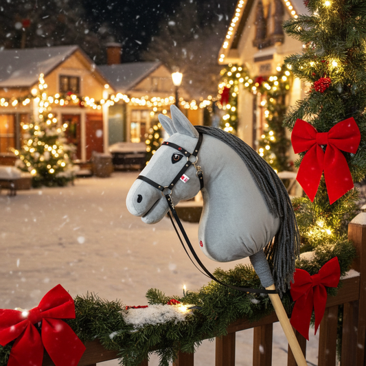 Ohlávka Crystal černá - Stříbro - Hříbě