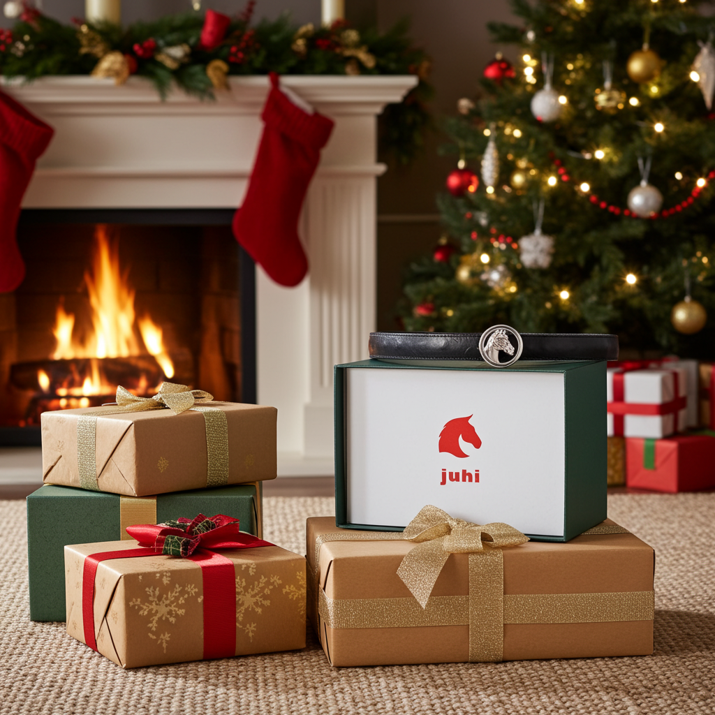 Pásek černý s měnitelnou sponou hlava koně stříbrná