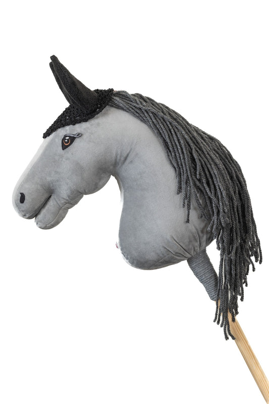 Ear net crocheted - Black - Adult horse