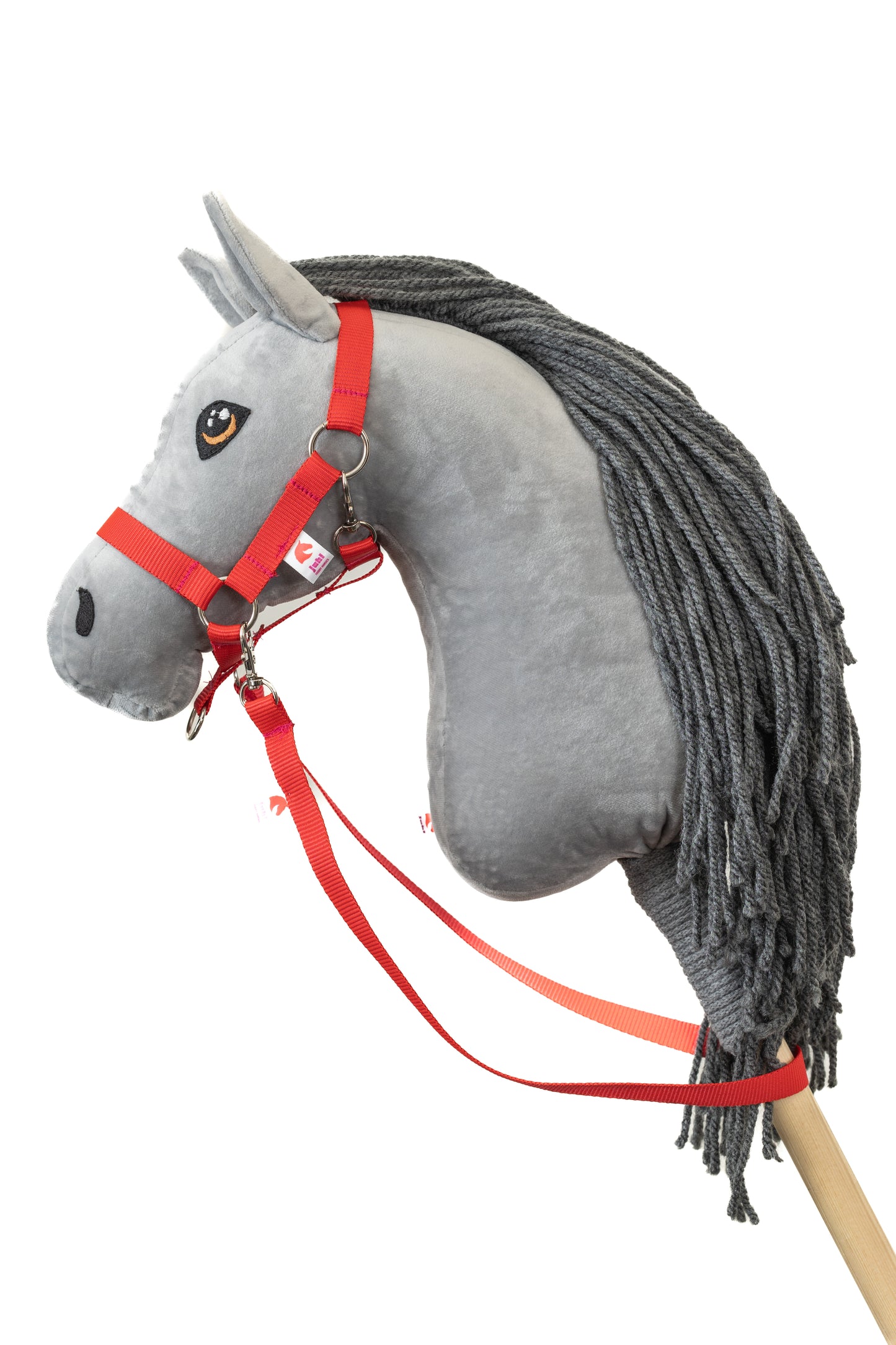 Halter with reins - Red - Adult horse