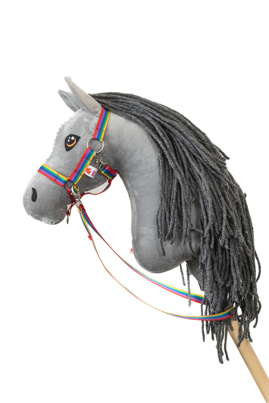 Halter with reins - Rainbow - Adult horse