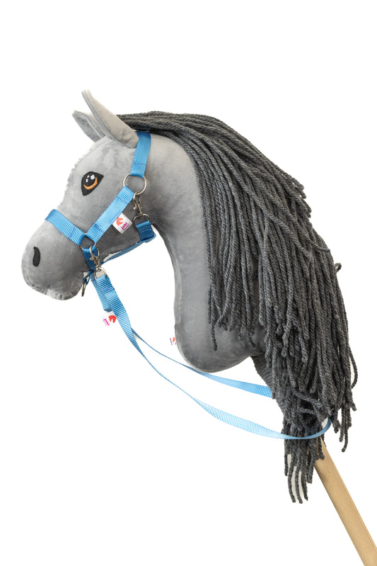 Ohlávka s otěží Modrá - Dospělý kůň