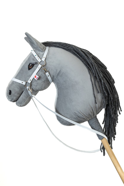 Halter Crystal white - Silver - Foal