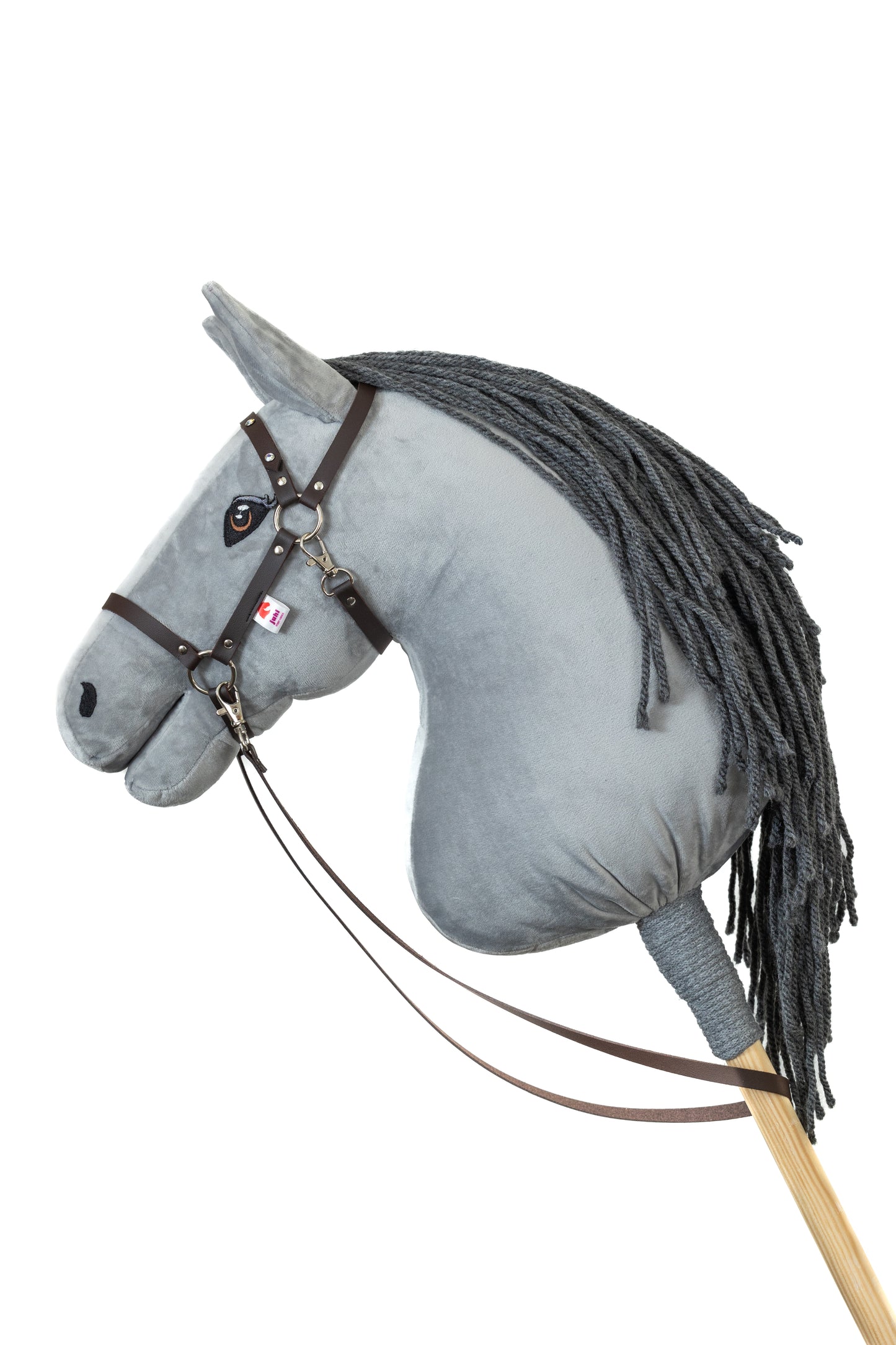 Ohlávka Crystal hnědá - Stříbro - Dospělý kůň