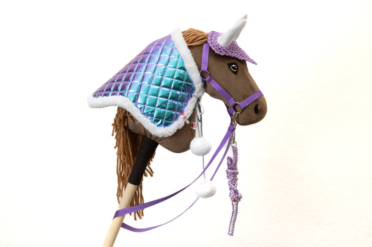 Výhodný SET fialový - dospělý kůň