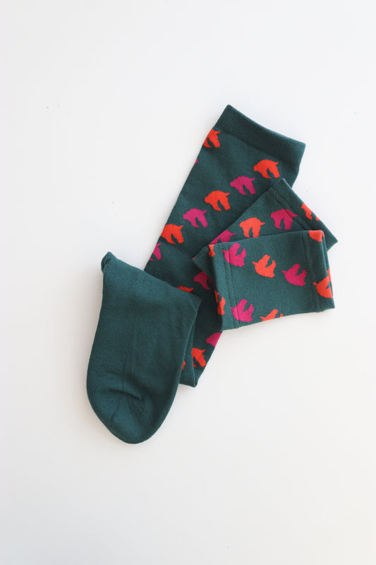 Potítka a podkolenky SET zelené pro hobbyhorsing s motivem koně