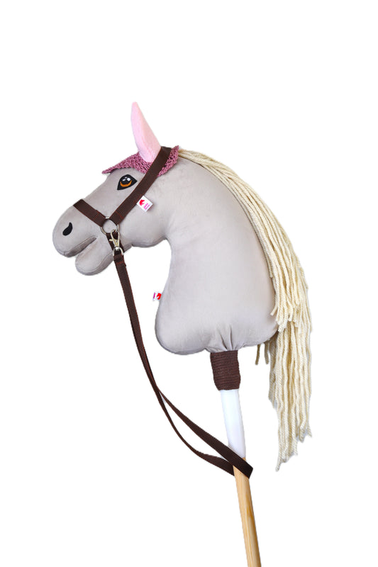 Háčkovaná čabraka pro hobby horse - Starofialová - Hříbě