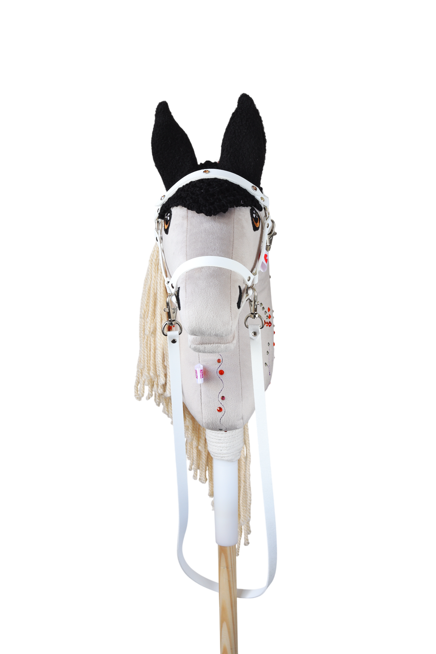 Čabraka háčkovaná - Černá - Sportovní pony