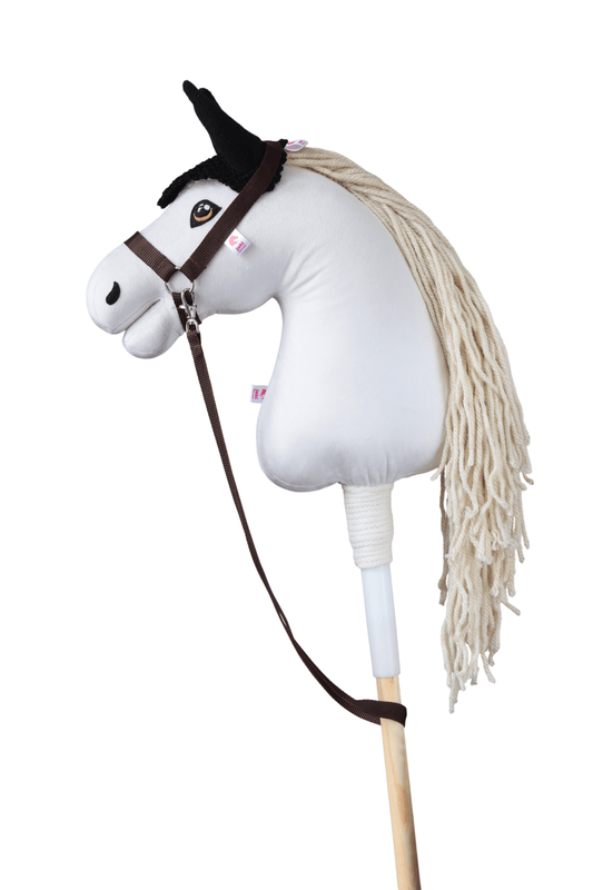 Háčkovaná čabraka pro hobby horse - Černá - Hříbě