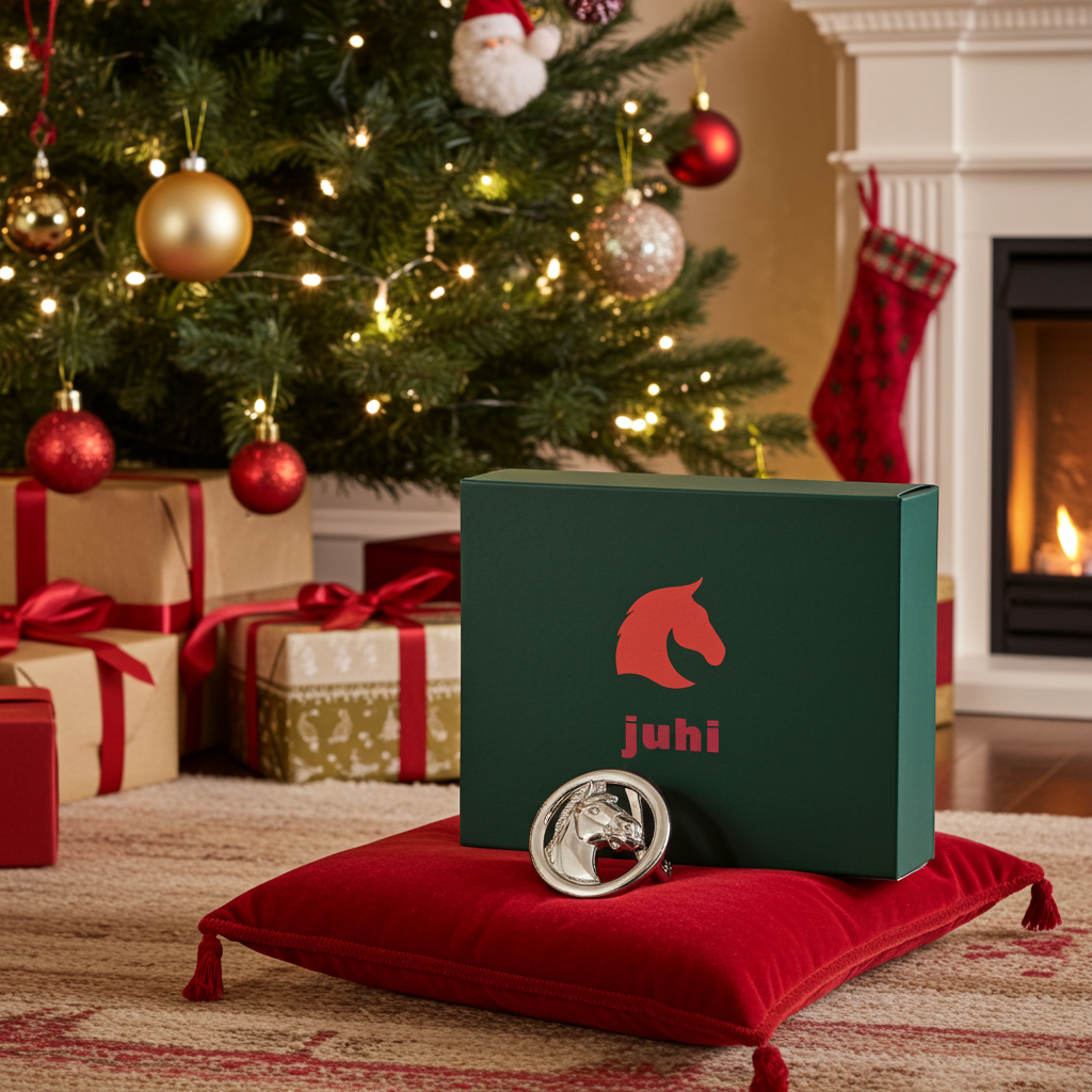 Vyměnitelná spona na pásek hlava koně stříbrná