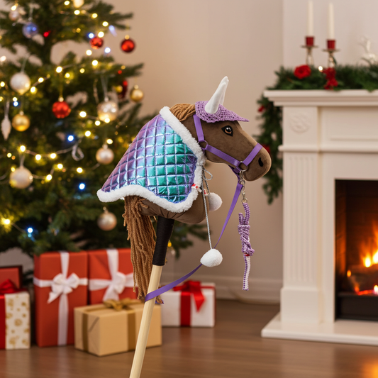 Výhodný SET fialový - dospělý kůň