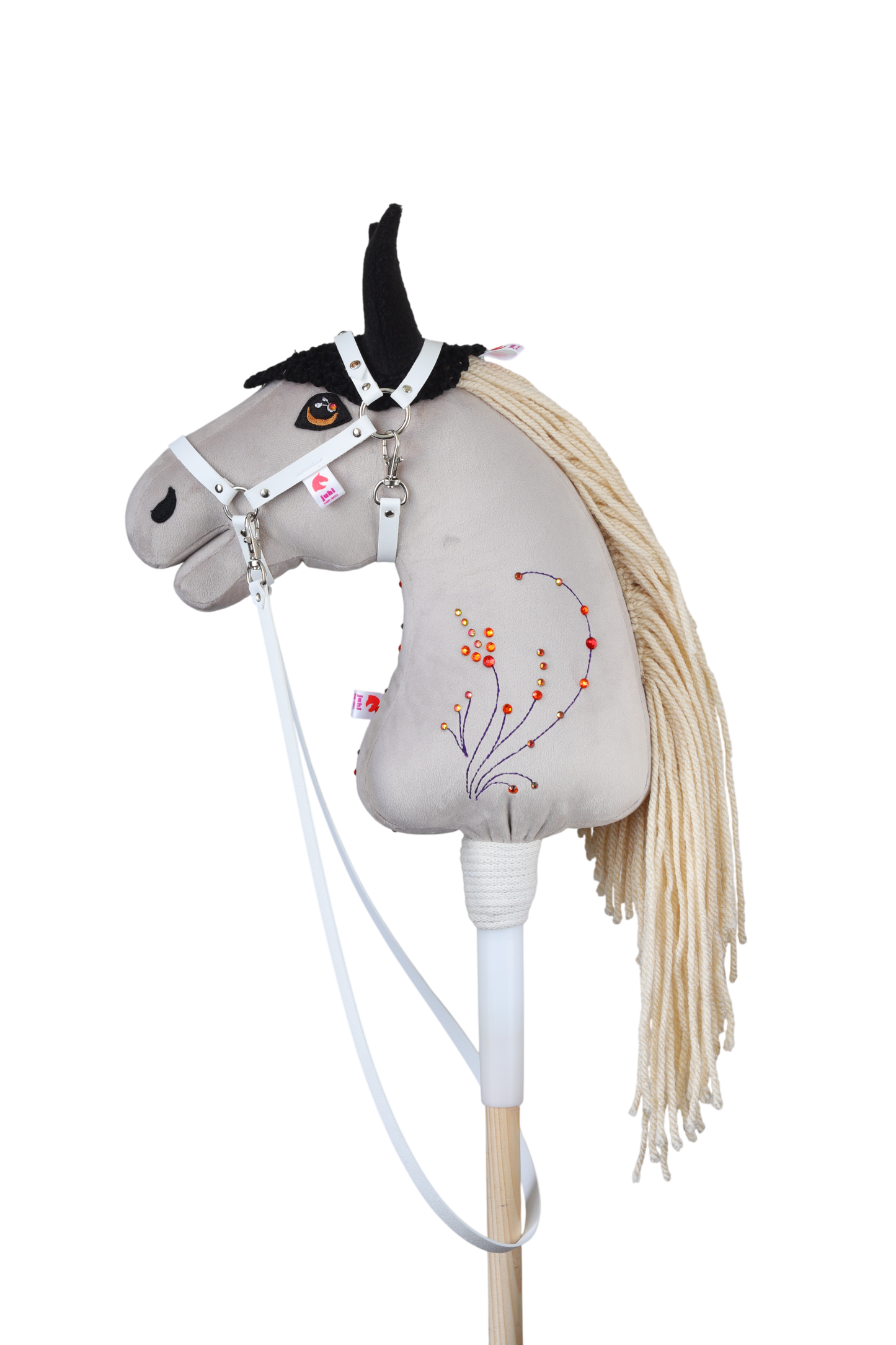 Čabraka háčkovaná - Černá - Sportovní pony