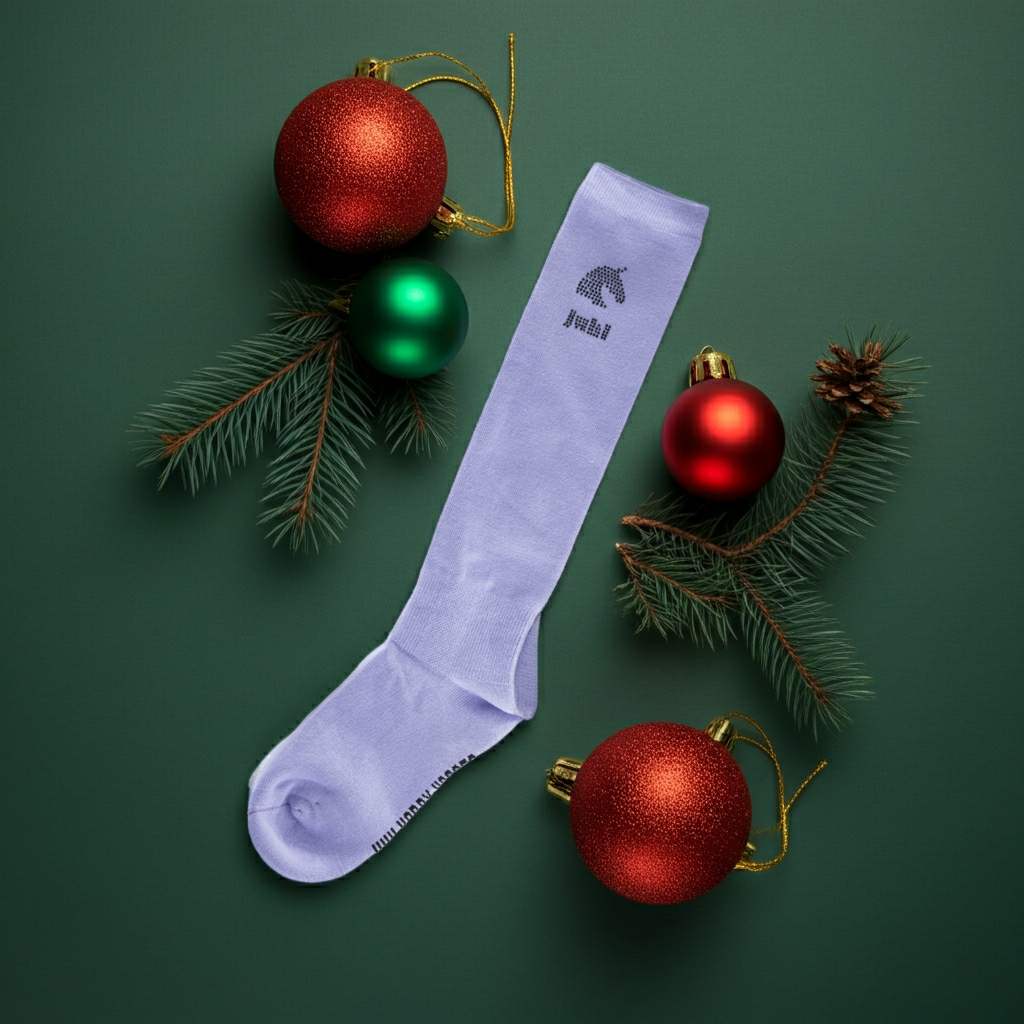 Podkolenky světle fialové pro hobbyhorsing