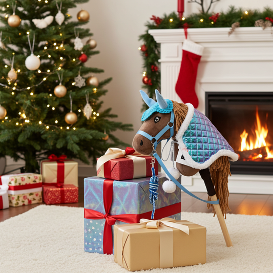 Výhodný SET světle modrý - hříbě