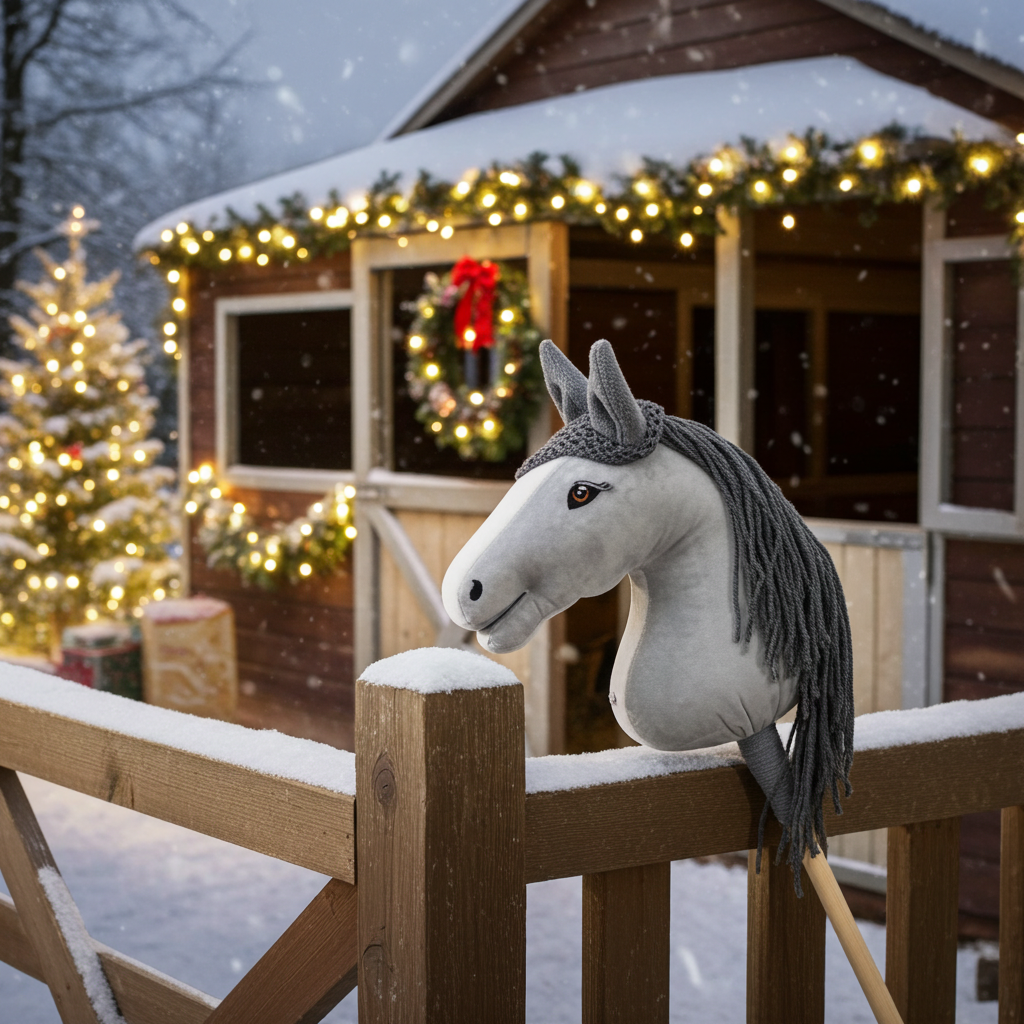 Čabraka háčkovaná - Šedá s šedýma ušima - Hříbě